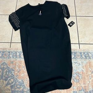 Jeweled tshirt dress